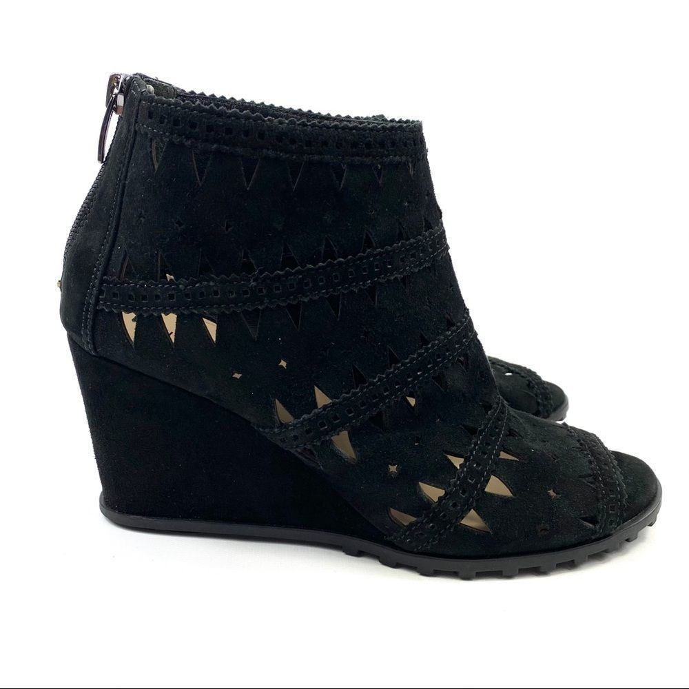 Via Spiga Latanya wedge sandal peep toe perforated - Picture 2 of 16
